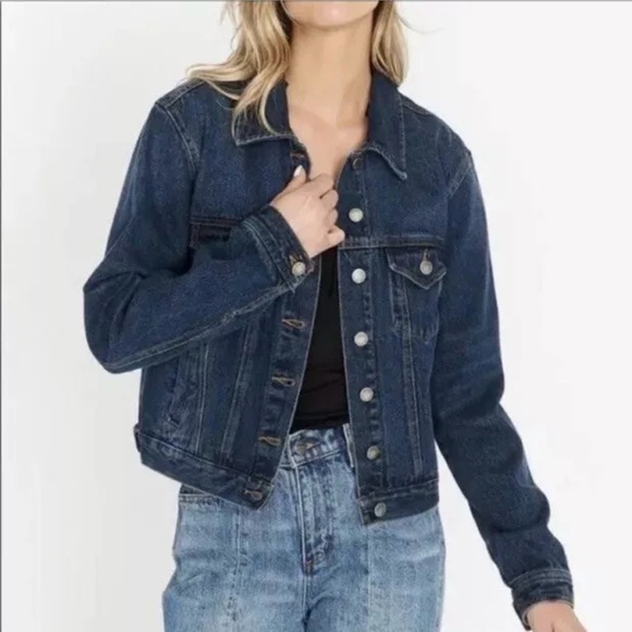 Buffalo David Bitton Hippie Women’s Boho Jean Jacket Size Large NWT - Picture 3 of 9